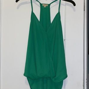 Green camisole